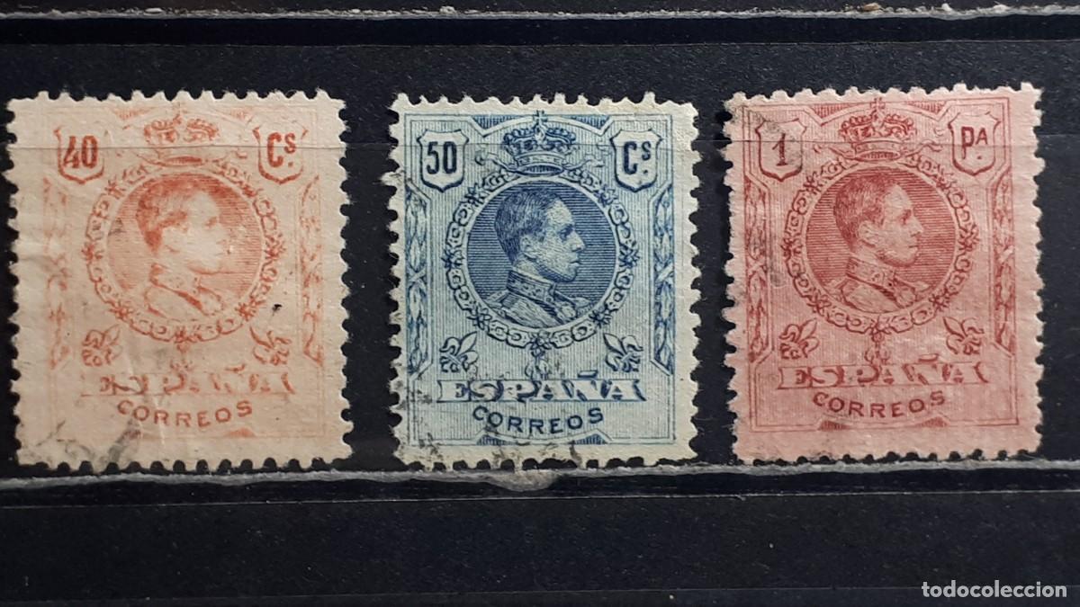 Sellos: ESPA&Ntilde;A. A&Ntilde;O 1909. &deg;. EDIFIL 276a/8a