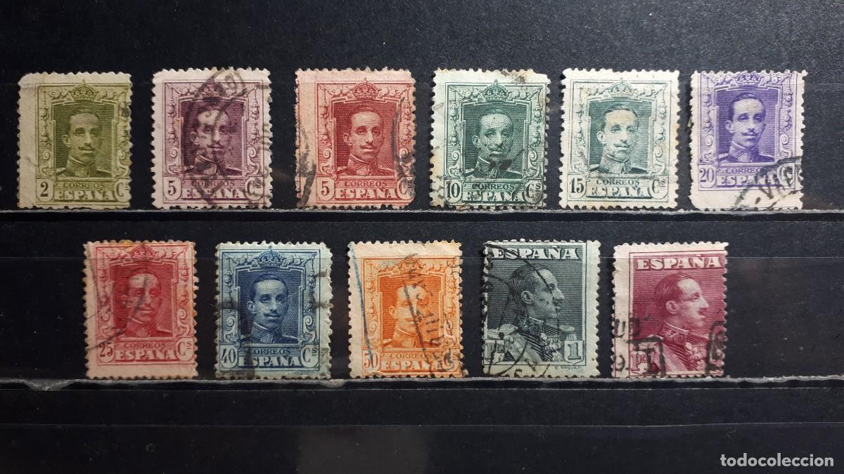 Sellos: ESPA&Ntilde;A. A&Ntilde;O 1922. &deg;. Edifil 310/22. Falta 313, 318, 323
