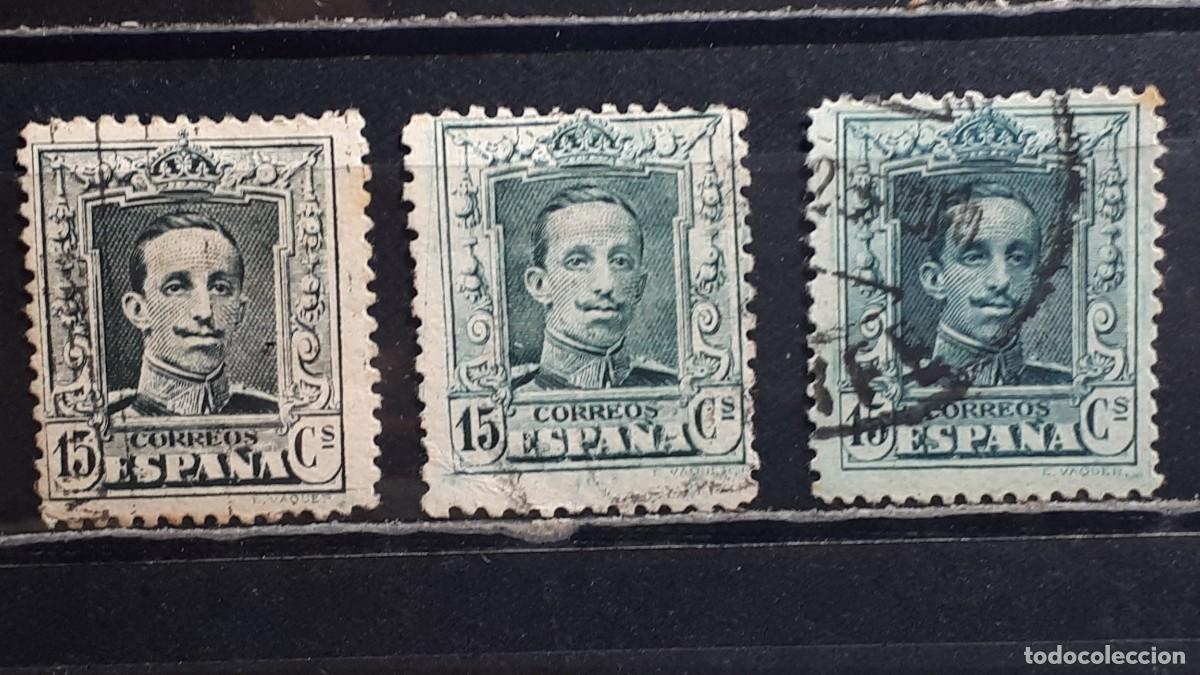 Sellos: ESPA&Ntilde;A. A&Ntilde;O 1922 &deg;. Edifil 315. - VARIEDAD de color.