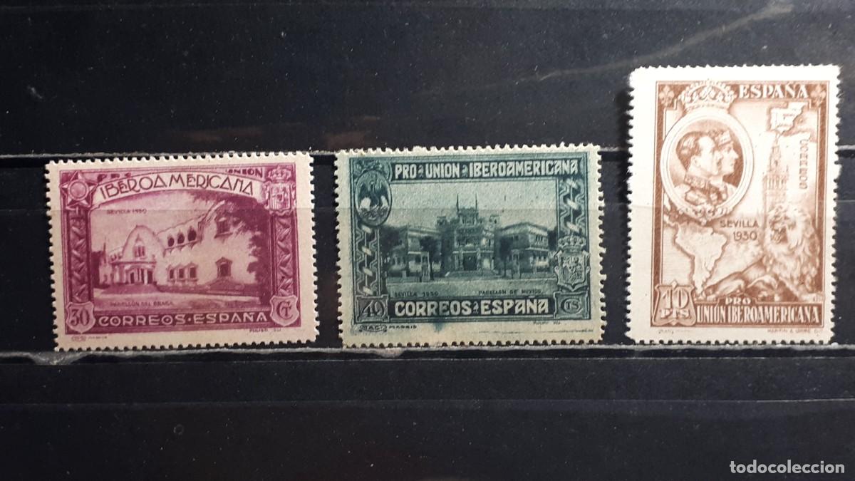 Sellos: ESPA&Ntilde;A. A&Ntilde;O 1930. *. Edifil 574, 756, 581. IMPRESI&Oacute;N POSTERIOR
