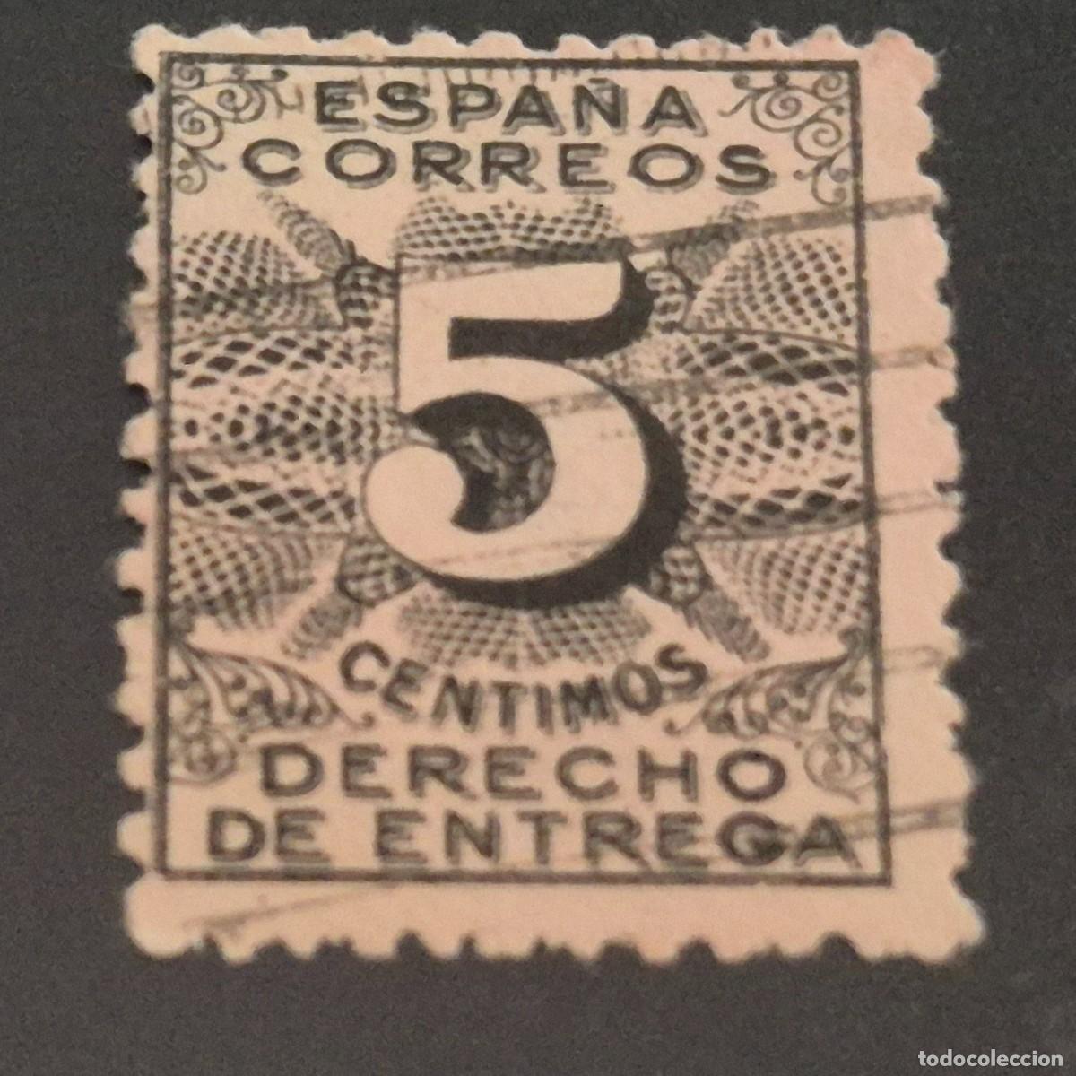Sellos: ESPA&Ntilde;A, 1931, DERECHO DE ENTREGA, EDIFIL 592, USADO, (LOTE AR)
