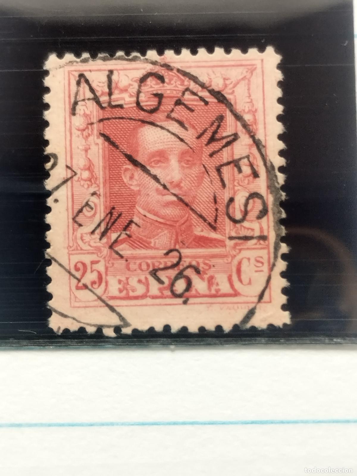 Stamps: BZB EDIFIL 317. ALFONSO XIII. FECHADOR DE ALGEMESI. VALENCIA. LUJO.