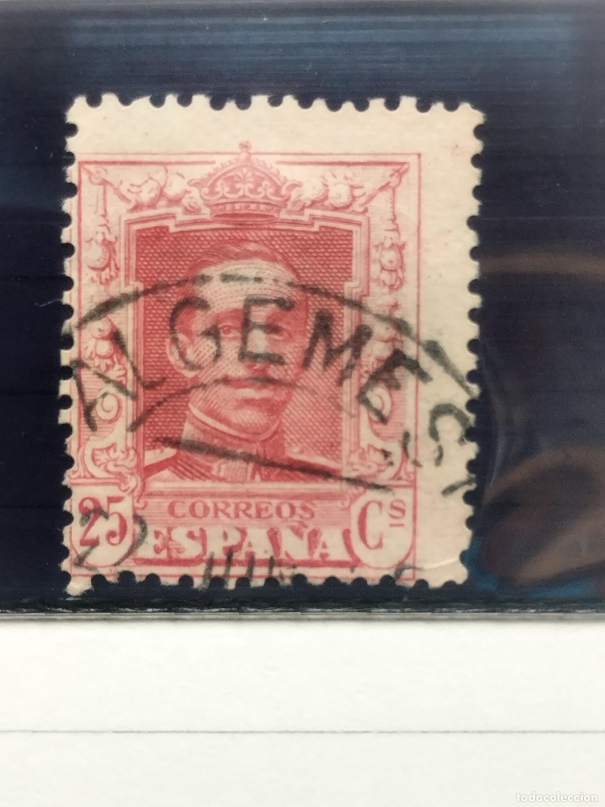 Stamps: BZB EDIFIL 317. ALFONSO XIII. FECHADOR DE ALGEMESI. VALENCIA. LUJO.