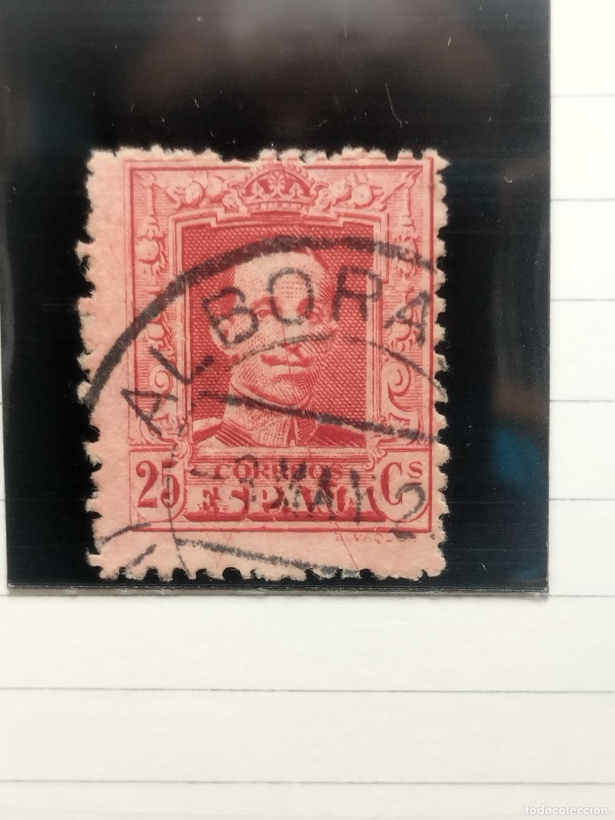 Stamps: BZB EDIFIL 317. ALFONSO XIII. FECHADOR DE ALBORAYA. VALENCIA. BONITO