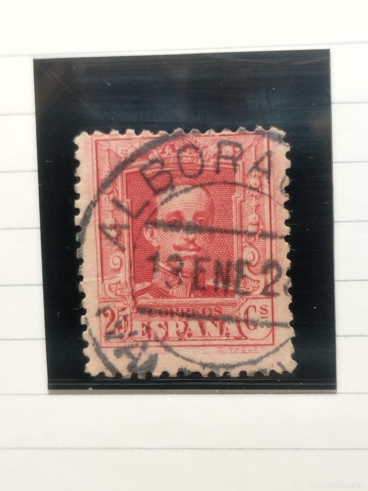 Stamps: BZB EDIFIL 317. ALFONSO XIII. FECHADOR DE ALBORACHE. VALENCIA. BONITO Y RARISIMO