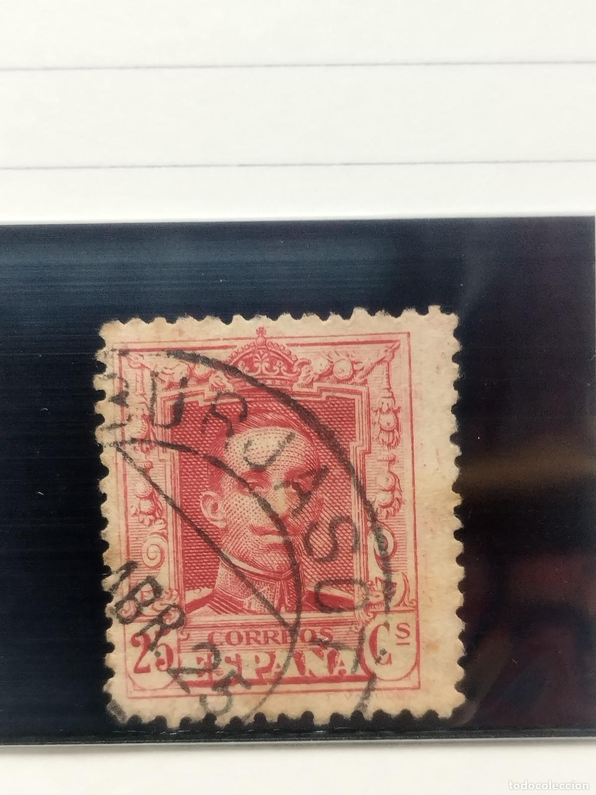 Stamps: BZB EDIFIL 317. ALFONSO XIII. FECHADOR DE BURJASOT. VALENCIA. LUJO.