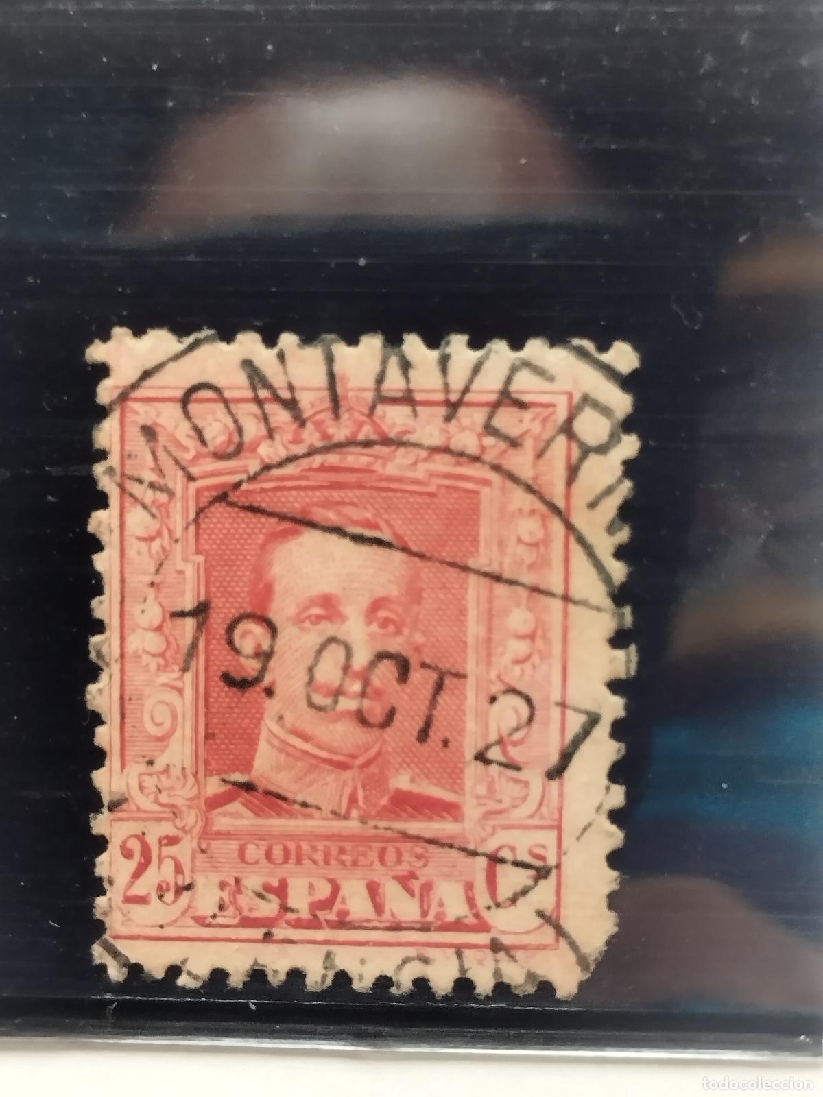 Stamps: BZB EDIFIL 317. ALFONSO XIII. FECHADOR DE MONTAVERNER. VALENCIA. BONITO Y RARISIMO