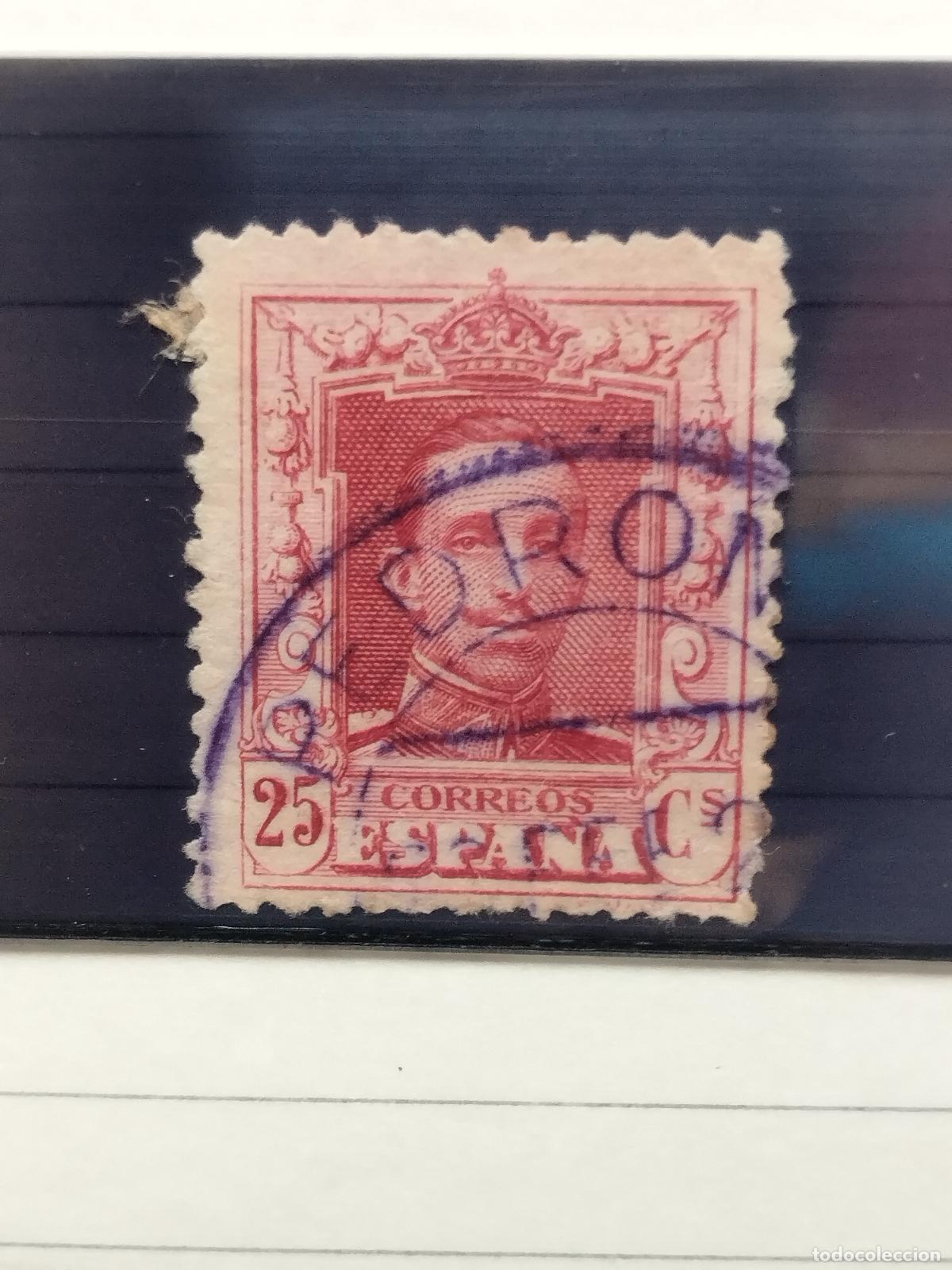 Stamps: BZB EDIFIL 317. ALFONSO XIII. FECHADOR DE PEDRONES. VALENCIA. BONITO Y RARISIMO
