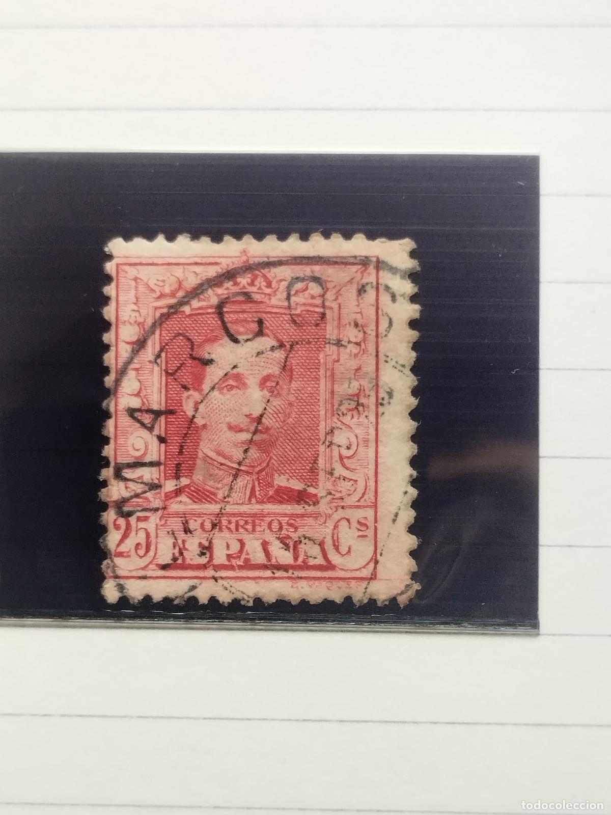 Stamps: BZB EDIFIL 317. ALFONSO XIII. FECHADOR DE LOS MARCOS. VALENCIA. BONITO