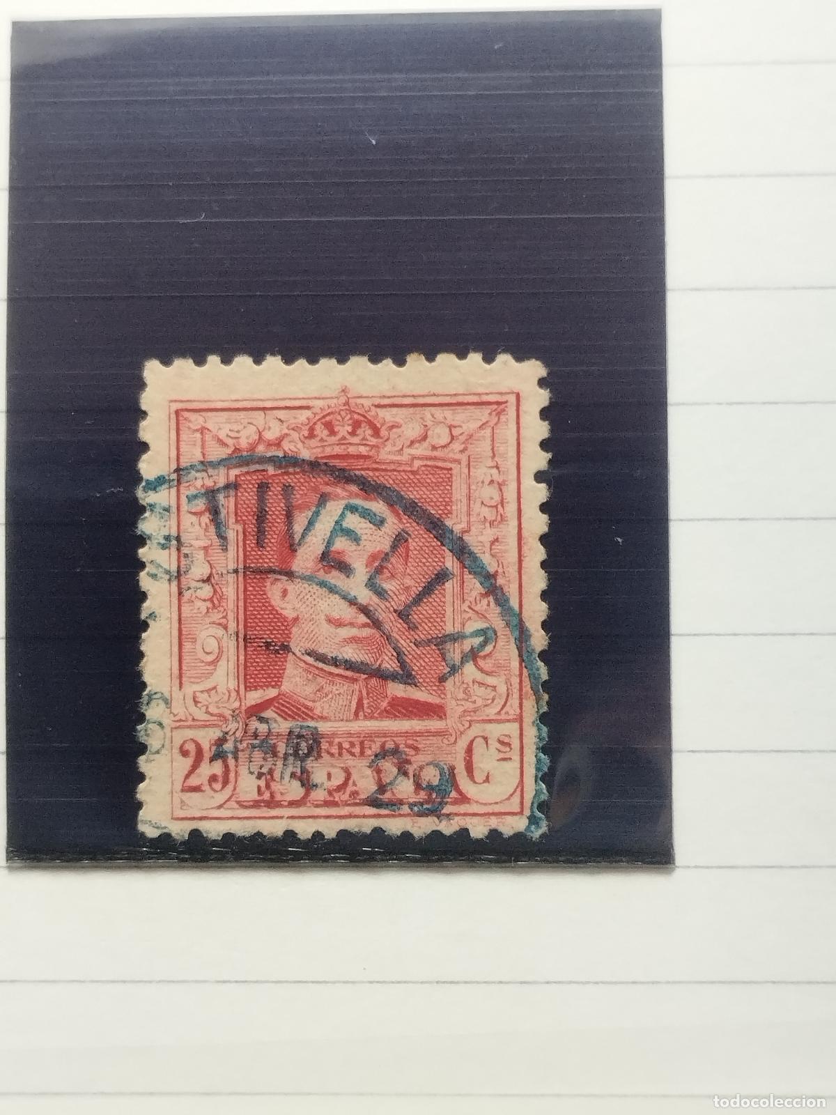 Stamps: BZB EDIFIL 317. ALFONSO XIII. FECHADOR DE ESTIVELLA. VALENCIA. BONITO Y RARO