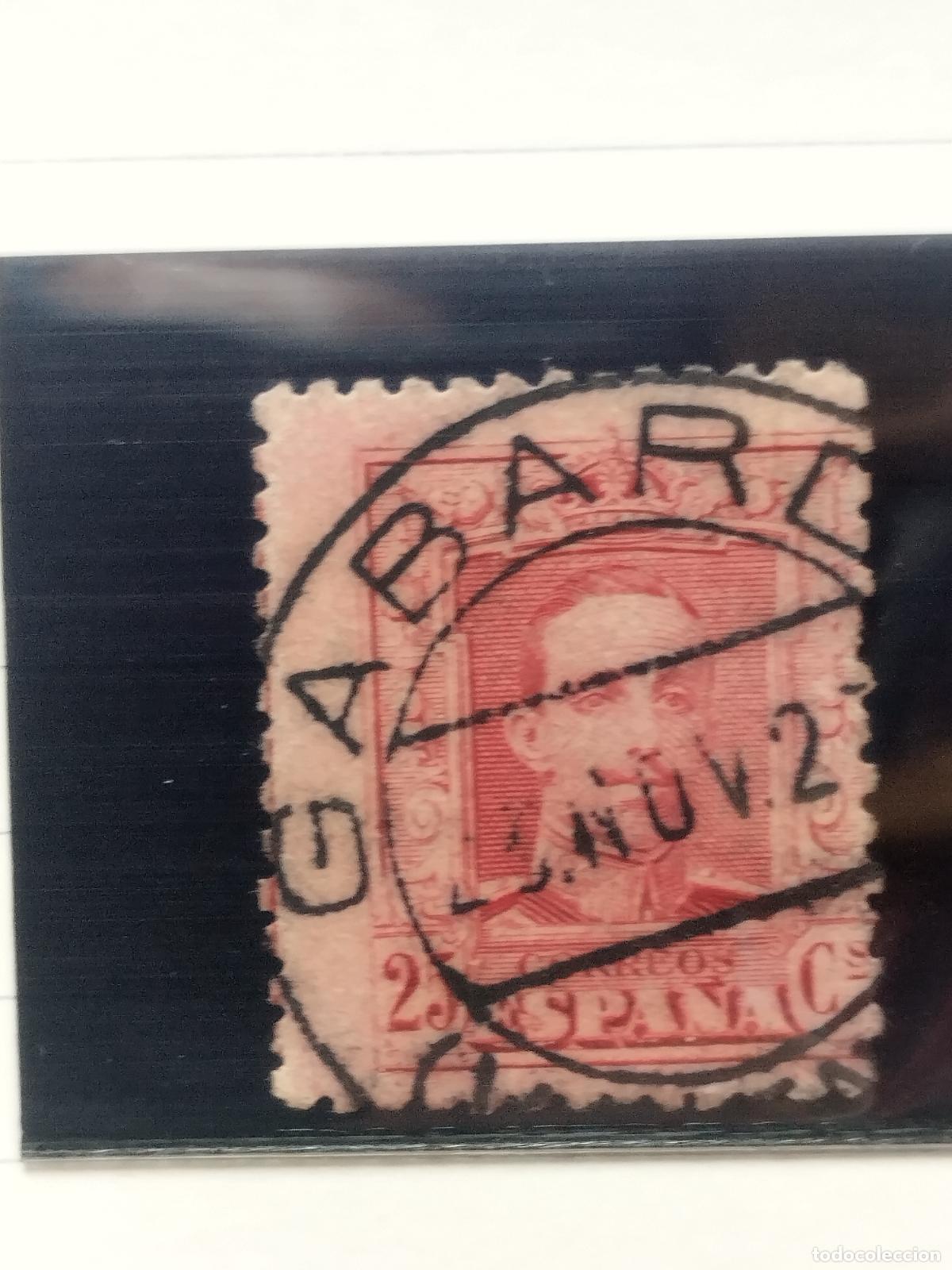 Francobolli: BZB EDIFIL 317. ALFONSO XIII. FECHADOR DE GABARDA. VALENCIA. LUJO Y RARISIMO