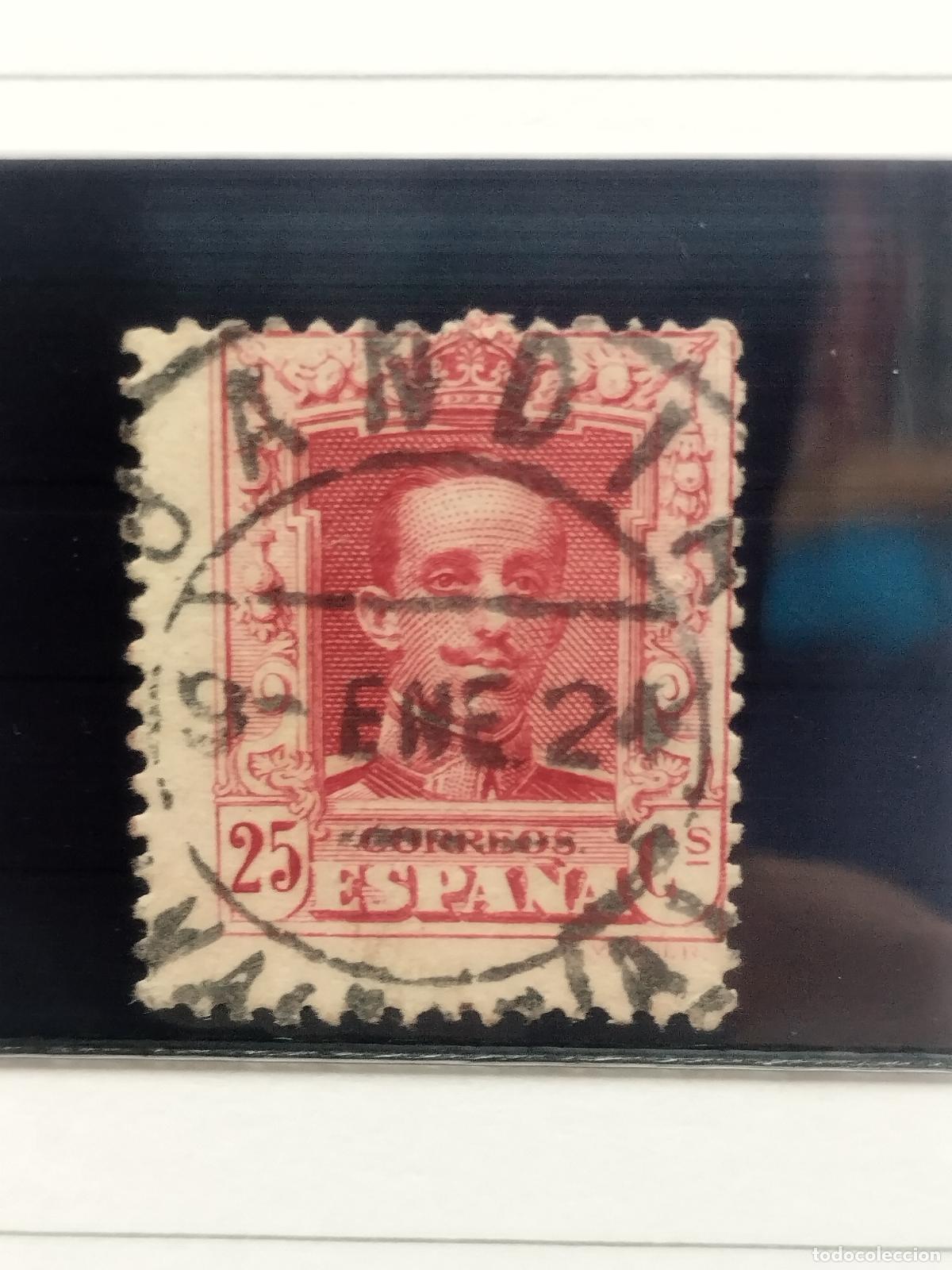 Francobolli: BZB EDIFIL 317. ALFONSO XIII. FECHADOR DE GANDIA. VALENCIA. LUJO