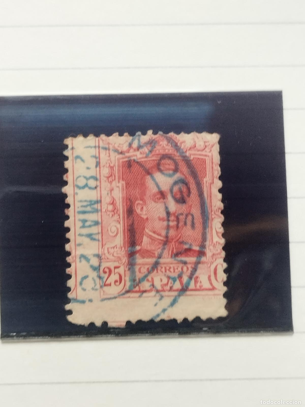 Timbres: BZB EDIFIL 317. ALFONSO XIII. FECHADOR DE MOGENTE. VALENCIA. LUJO