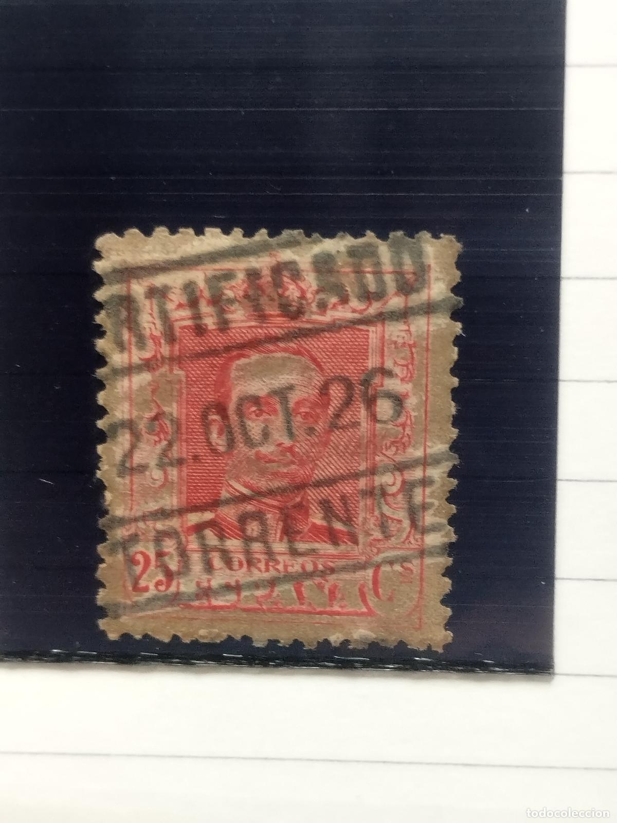 Timbres: BZB EDIFIL 317. ALFONSO XIII. FECHADOR DE CERTIFICADO DE TORRENTE. VALENCIA. BONITO