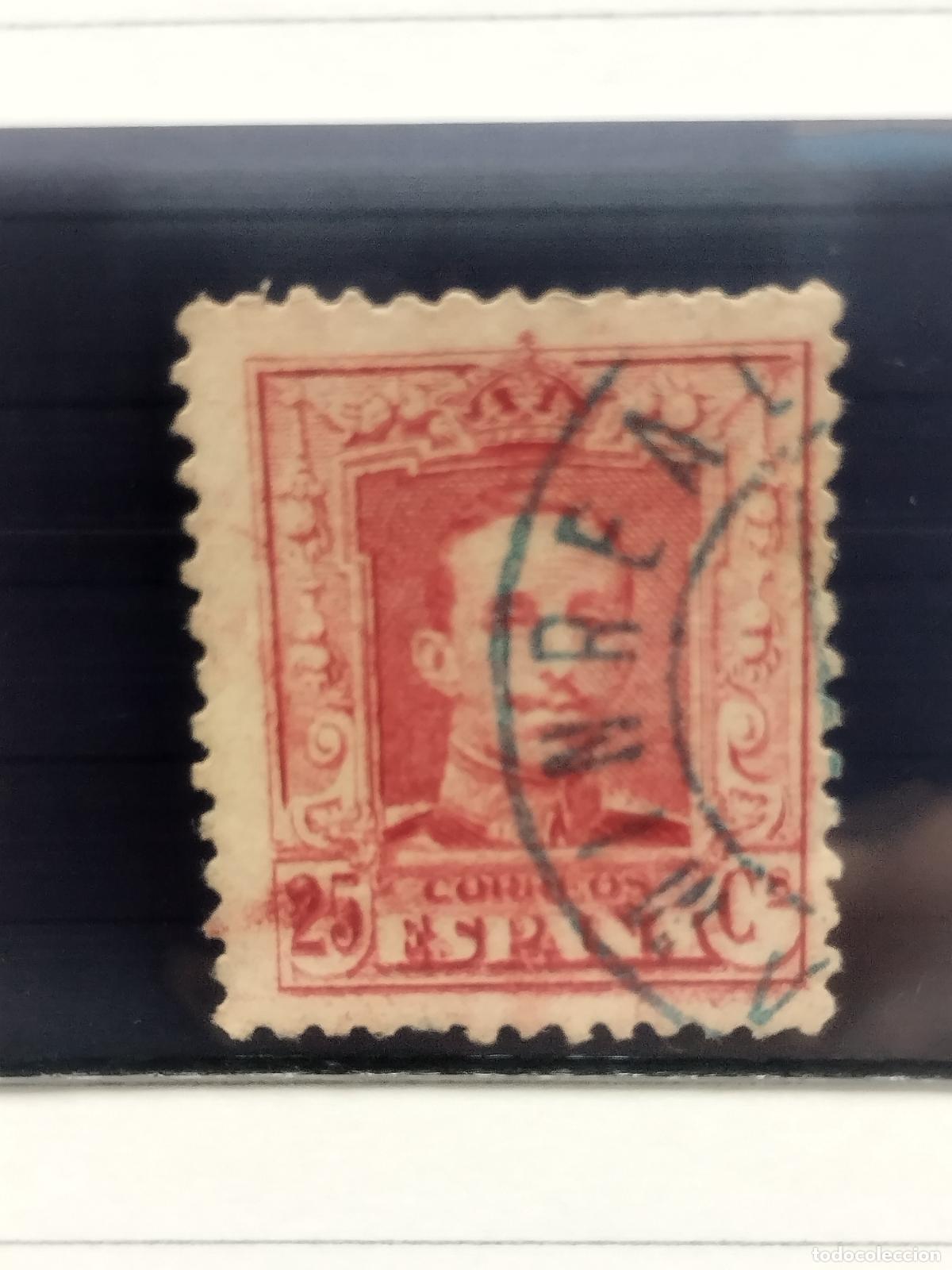 Timbres: BZB EDIFIL 317. ALFONSO XIII. FECHADOR DE CAMPILLO. TERUEL. LUJO Y RARO.