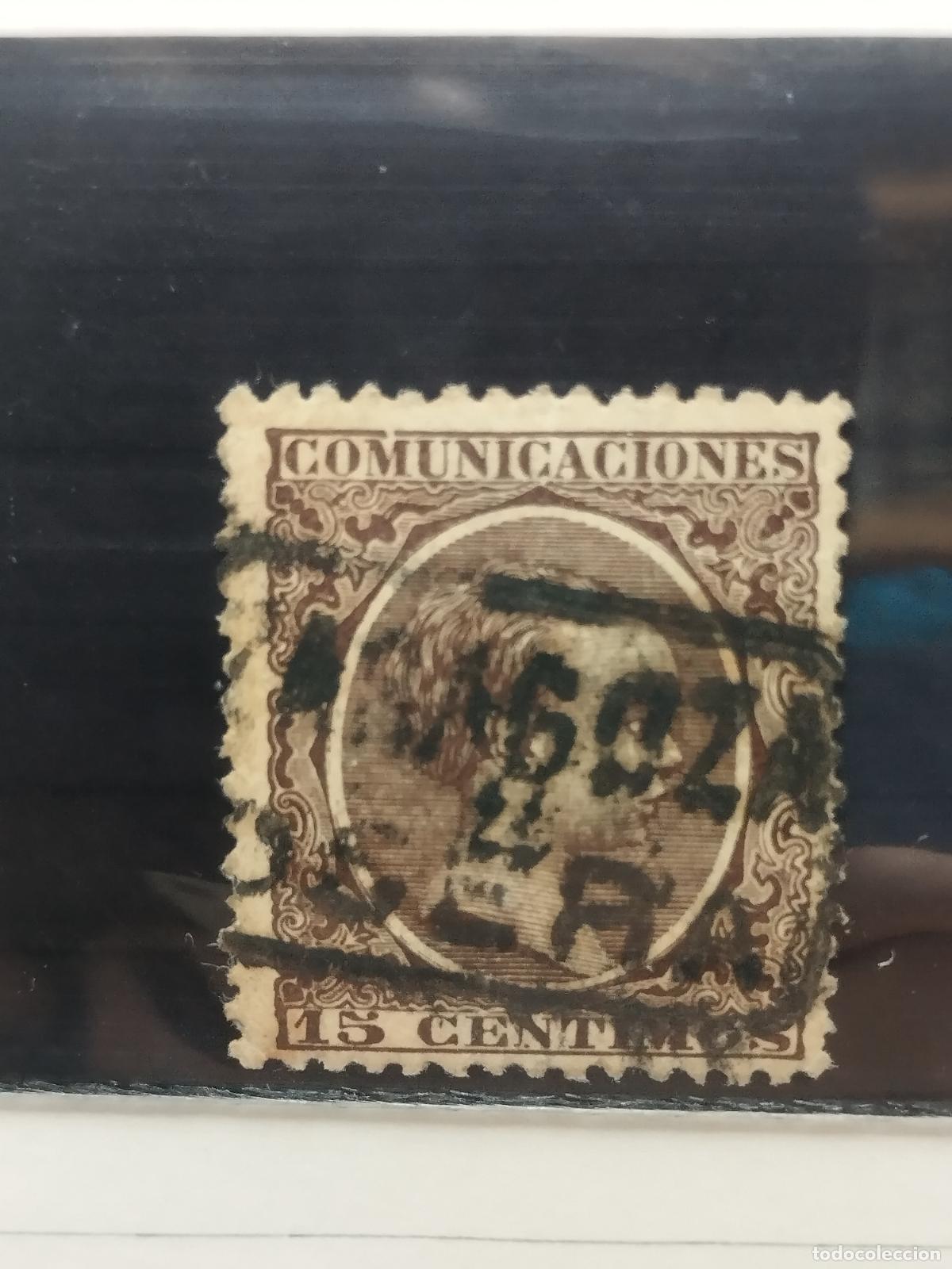 Stamps: BZB EDIFIL 219. ALFONSO XIII. PELON. CARTERIA DE OSERA. ZARAGOZA. MUY BONITA
