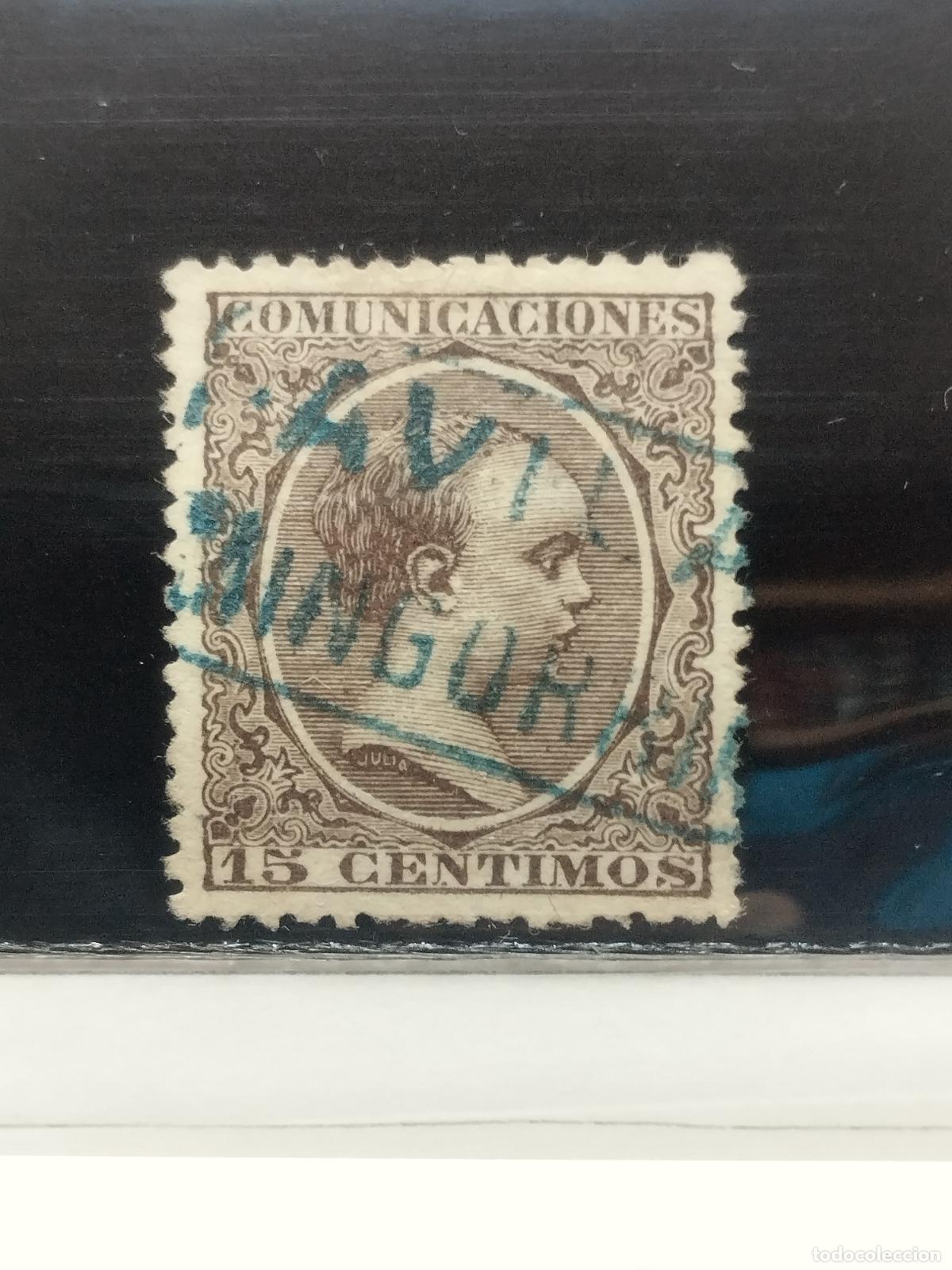 Francobolli: BZB EDIFIL 219. ALFONSO XIII. PELON. CARTERIA DE MINGORRIA. AVILA. MUY BONITA