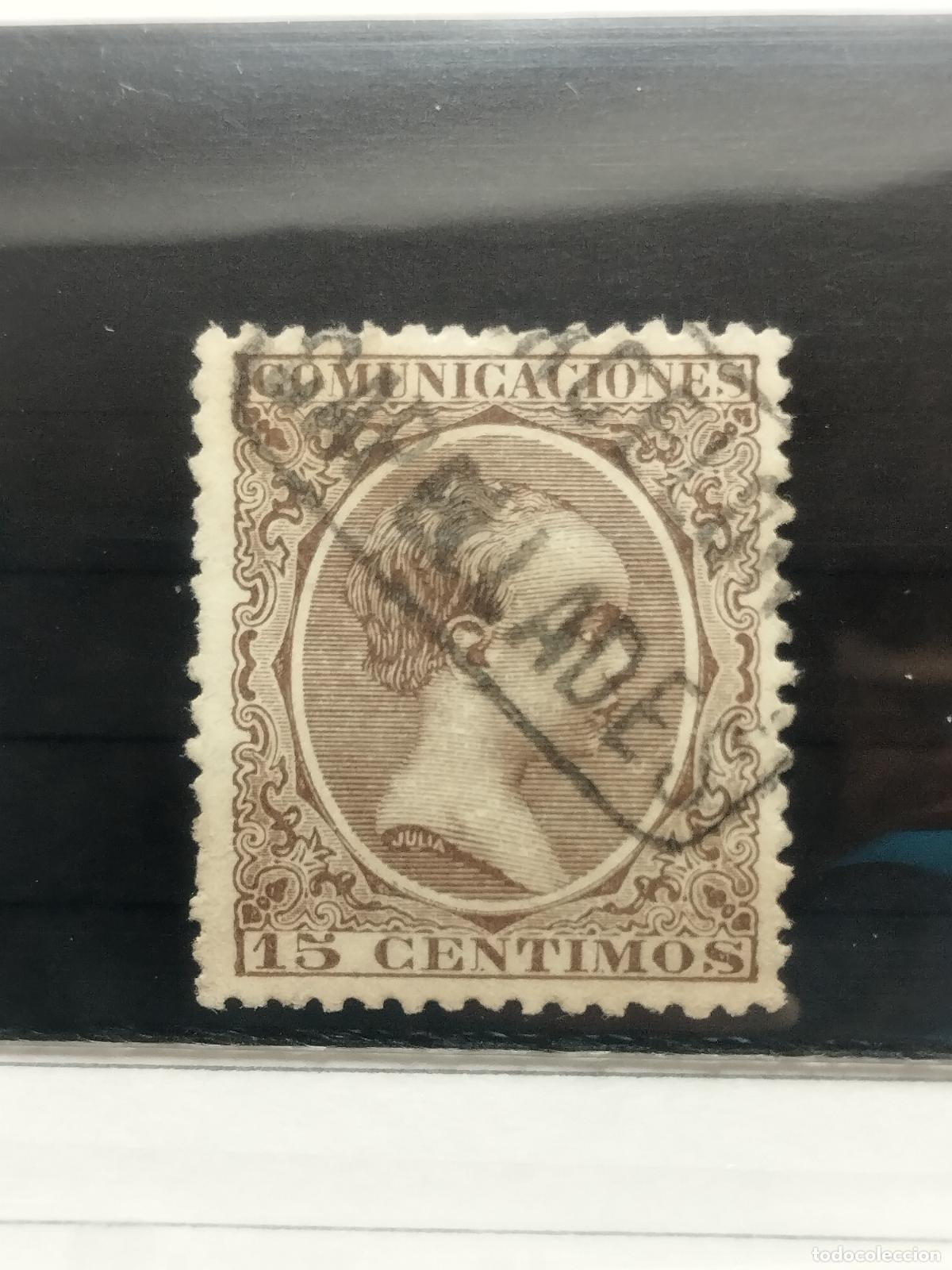 Francobolli: BZB EDIFIL 219. ALFONSO XIII. PELON. CARTERIA DE CAPELLADES. BARCELONA. MUY BONITA