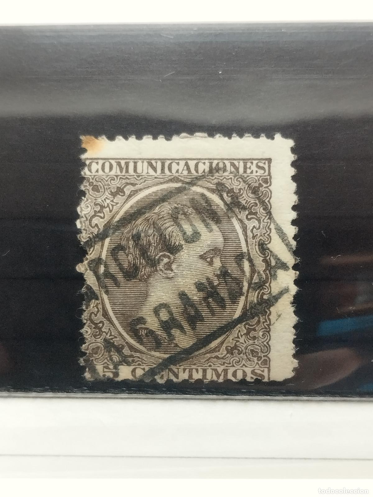 Francobolli: BZB EDIFIL 219. ALFONSO XIII. PELON. CARTERIA DE LA GRANADA. BARCELONA. LUJO