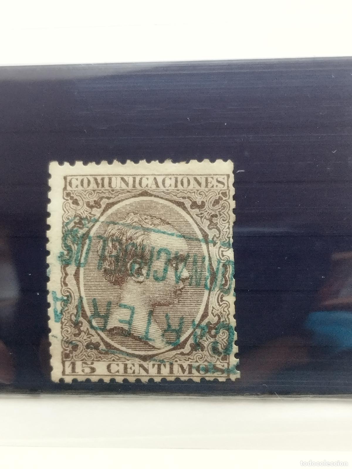 Stamps: BZB EDIFIL 219. ALFONSO XIII. PELON. CARTERIA DE HORNACHUELAS. CORDOBA. BONITA