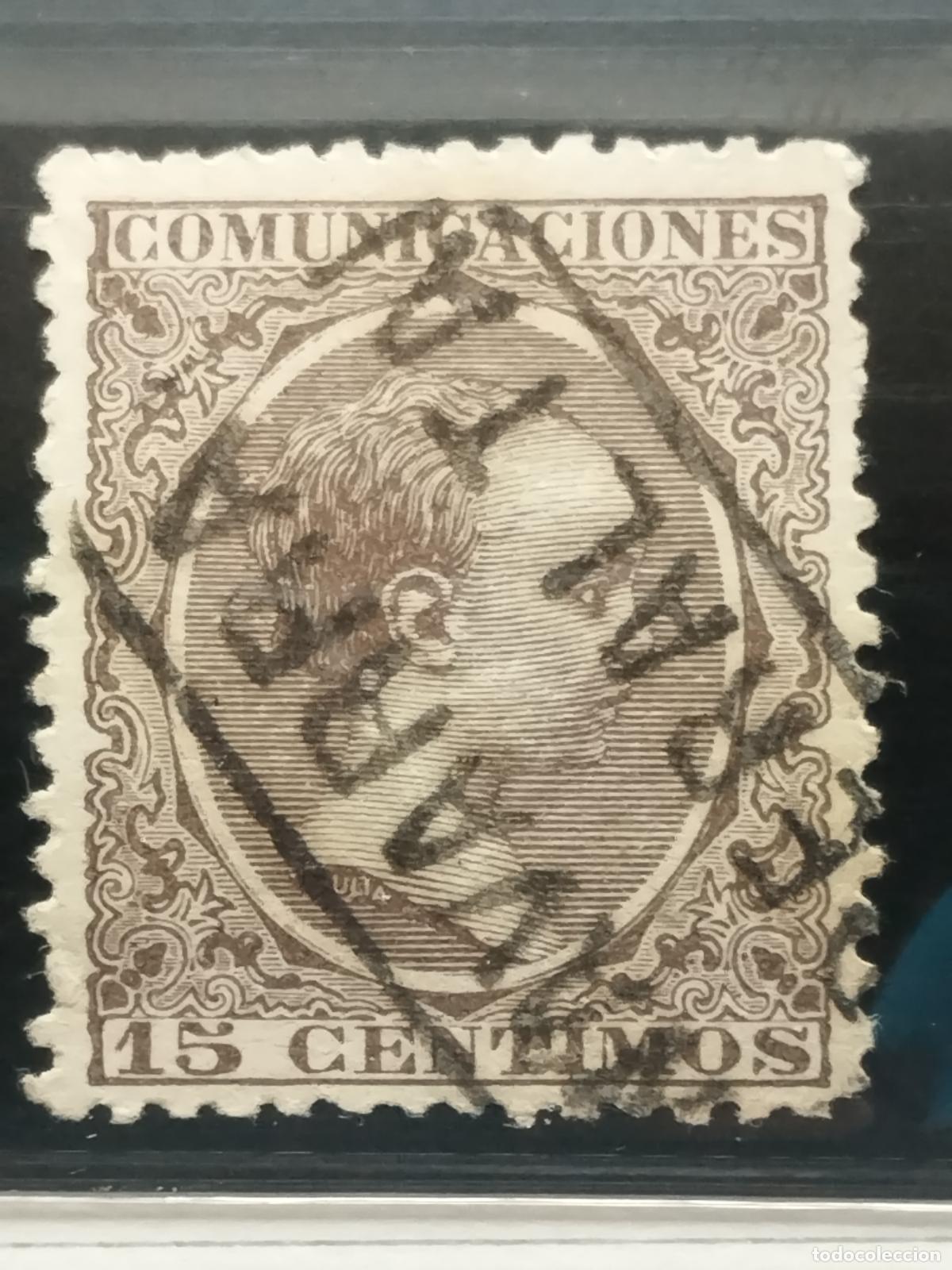 Timbres: BZB EDIFIL 219. ALFONSO XIII. PELON. CARTERIA DE PERALTA. NAVARRA. MUY BONITA.