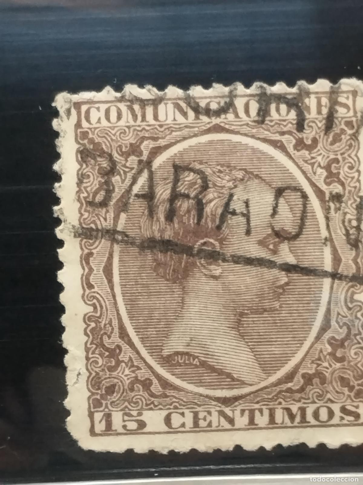 Stamps: BZB EDIFIL 219. ALFONSO XIII. PELON. CARTERIA DE BARAONA. SORIA. MUY BONITA.