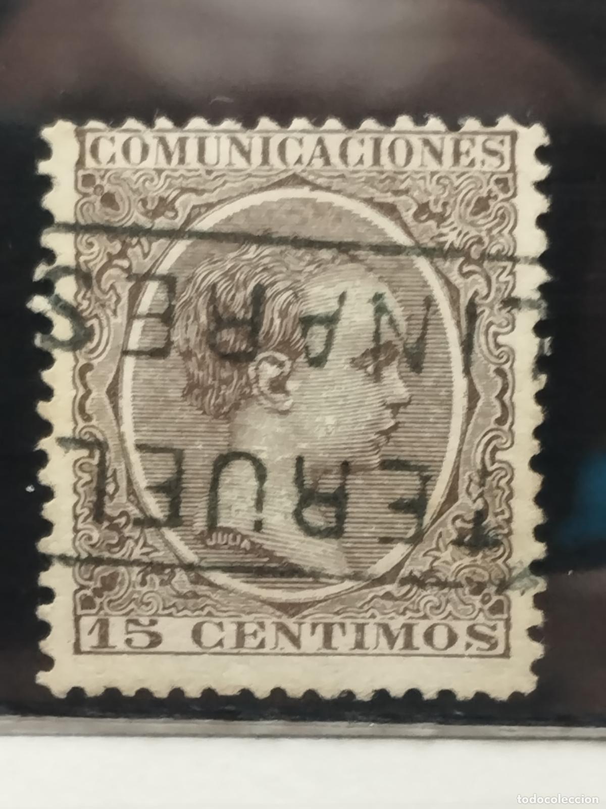 Timbres: BZB EDIFIL 219. ALFONSO XIII. PELON. CARTERIA DE LINARES. TERUEL. LUJO.