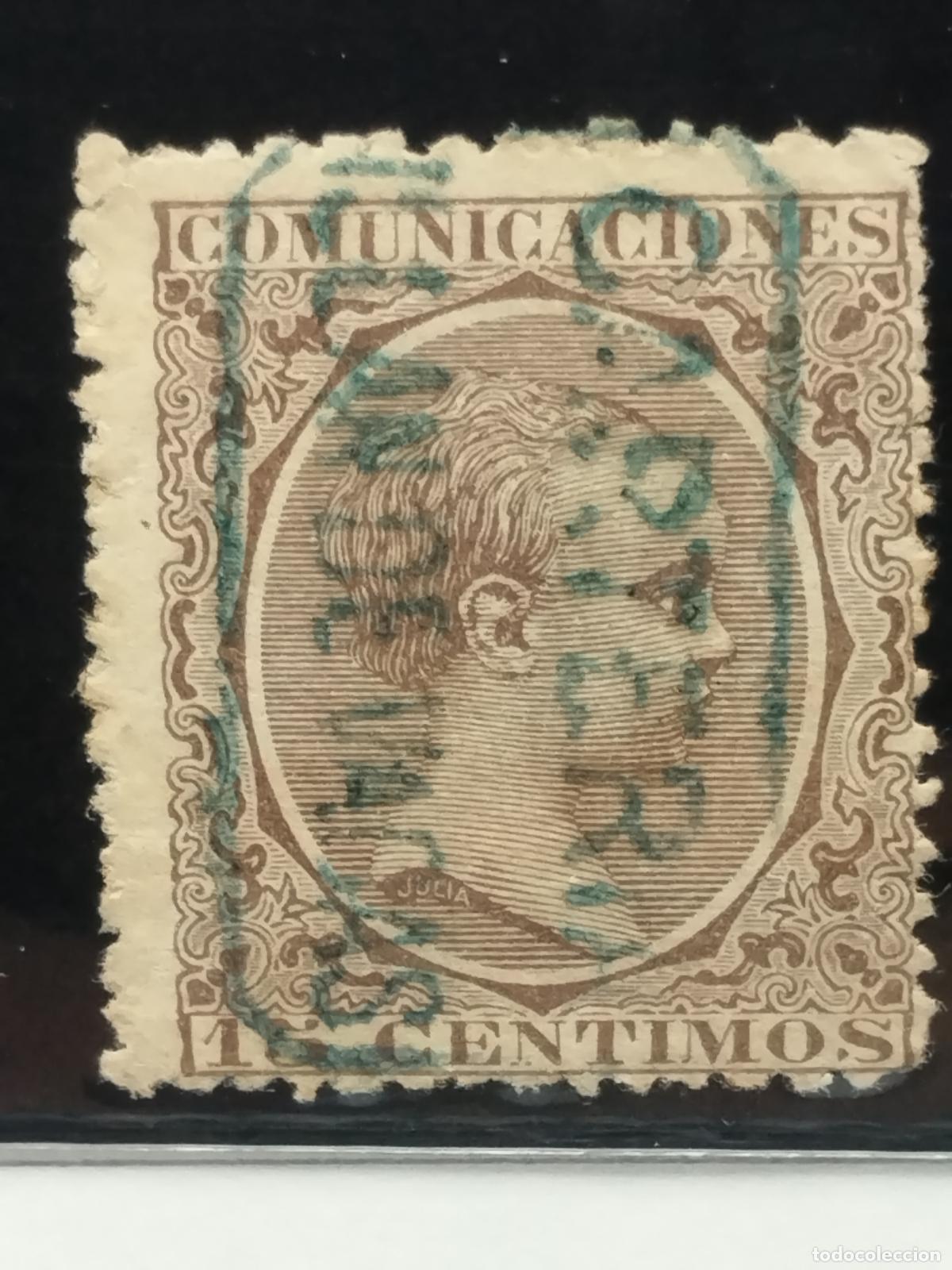 Stamps: BZB EDIFIL 219. ALFONSO XIII. PELON. CARTERIA DE ILLAN DE VACAS. TOLEDO. MUY BONITA