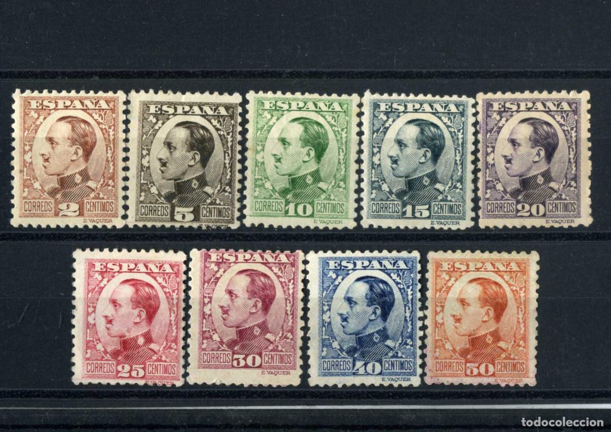 Timbres: XS- ALFONSO XIII Tipo Vaquer 1930-1931 Serie Completa NUEVA MH* Ed. 490-498