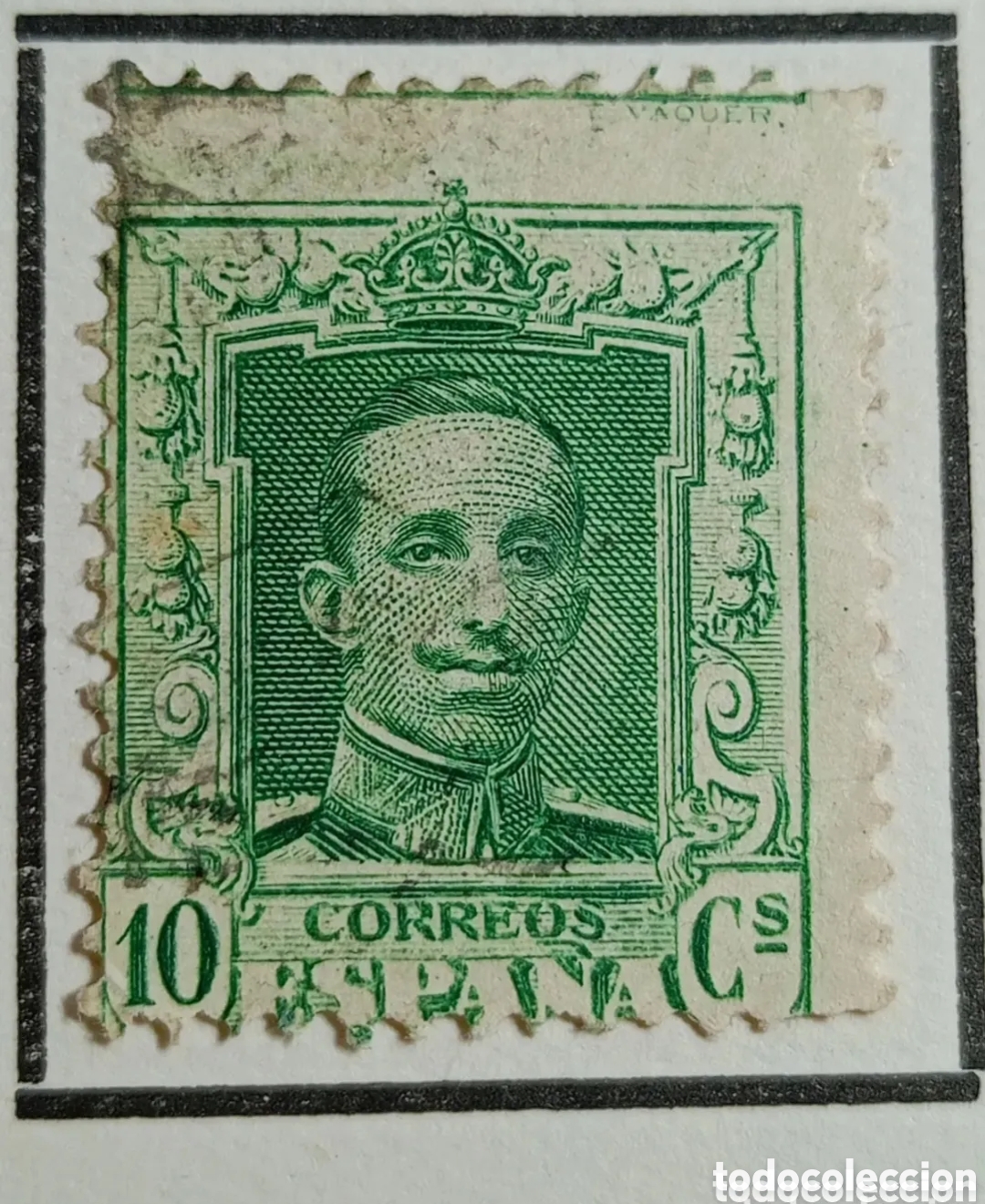 Stamps: Sello 1922-1929-ESPA&Ntilde;A ALFONSO XIII 10 c verde