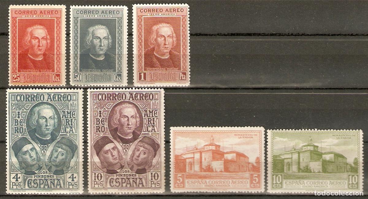 Briefmarken: 1930 DESCUBRIMIENTO DE AMERICA EDIFIL 559/565** SIN FIJASELLOS
