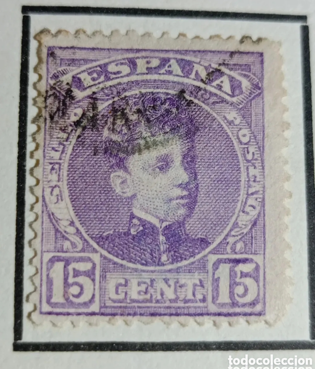 Sellos: sello de espa&ntilde;a 1901-1905 alfonso XIII cadete 15 cts lila
