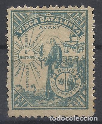 Briefmarken: VISCA Catalunya AVANT 1899 REUS TARRAGONA nuevo*