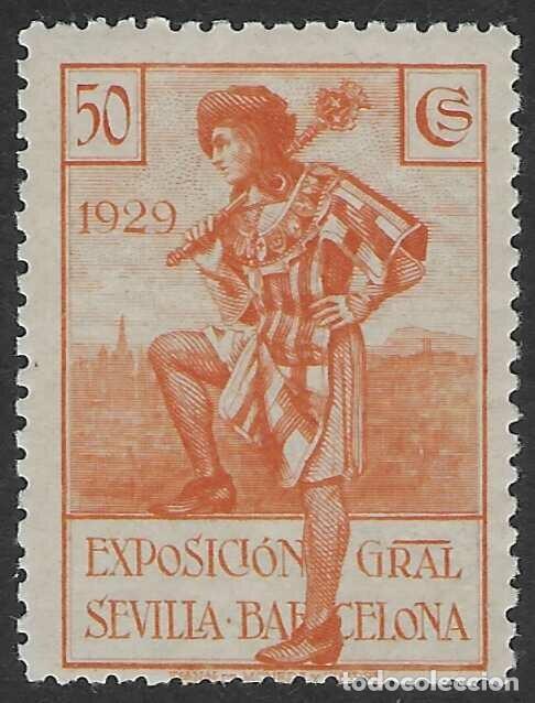 Selos: EDIFIL 443 PRO EXPOSICIONES DE SEVILLA Y BARCELONA 1929. VALOR CAT&Aacute;LOGO: 17 &euro;. MNH **