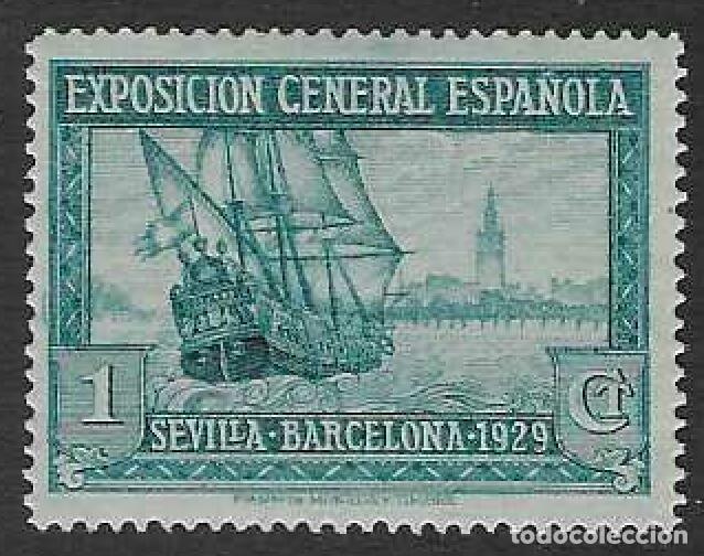 Stamps: EDIFIL 434 PRO EXPOSICIONES DE SEVILLA Y BARCELONA 1929. MNH **