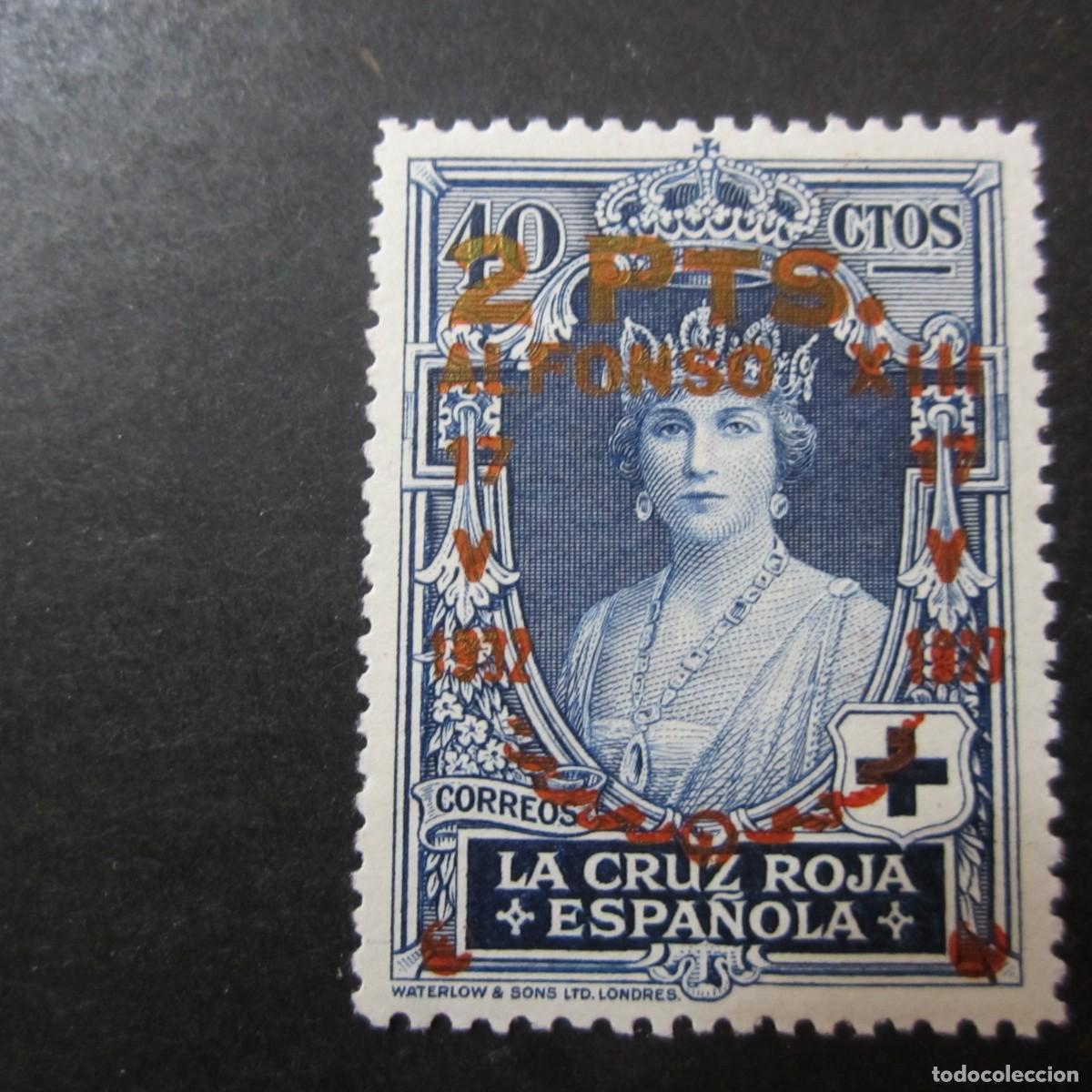 Stamps: ESPA&Ntilde;A 1927, EDIFIL N&ordm; 383**, XXV ANIVERSARIO DE LA CORONACION