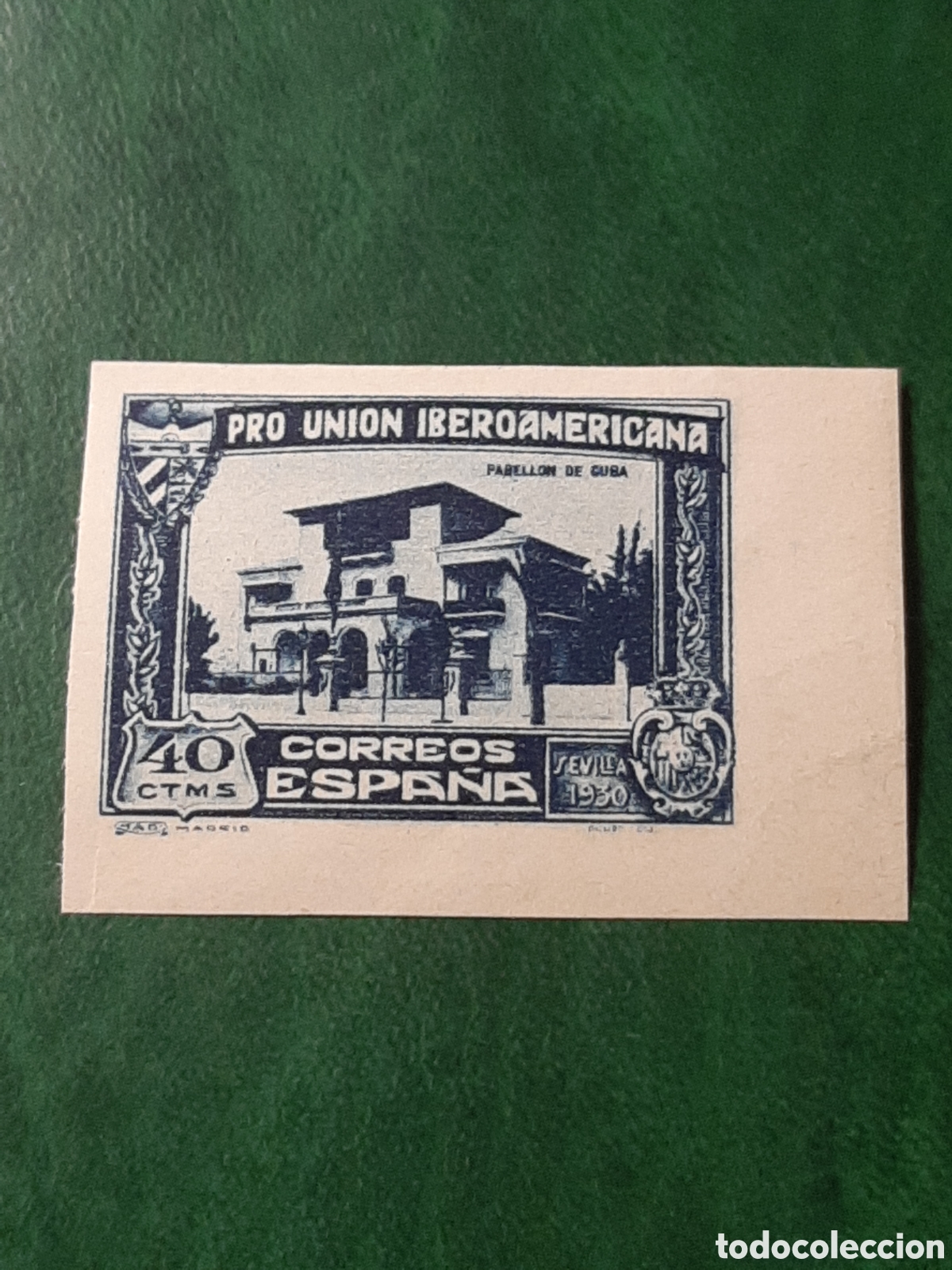 Sellos: Edifil 575 sin dentar. Pro Uni&oacute;n Iberoamericana. A&ntilde;o 1930.