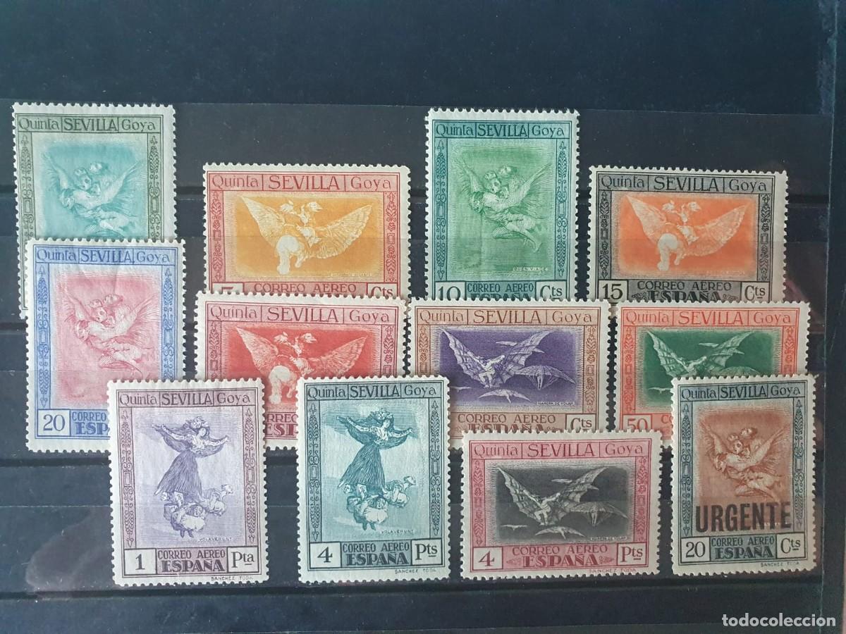 Sellos: EDIFIL 517 A 530 */** BLOQUE DE 4 SIN 529 GOYA ESPA&Ntilde;A 1930
