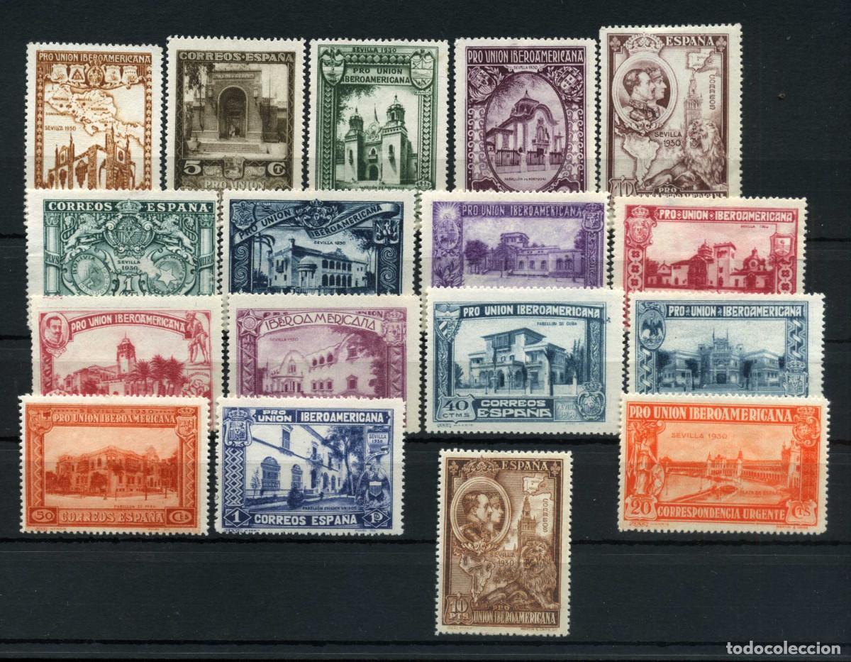Sellos: XS- PRO UNI&Oacute;N IBEROAMERICANA Serie Completa Ed. 566-582 NUEVOS MH*
