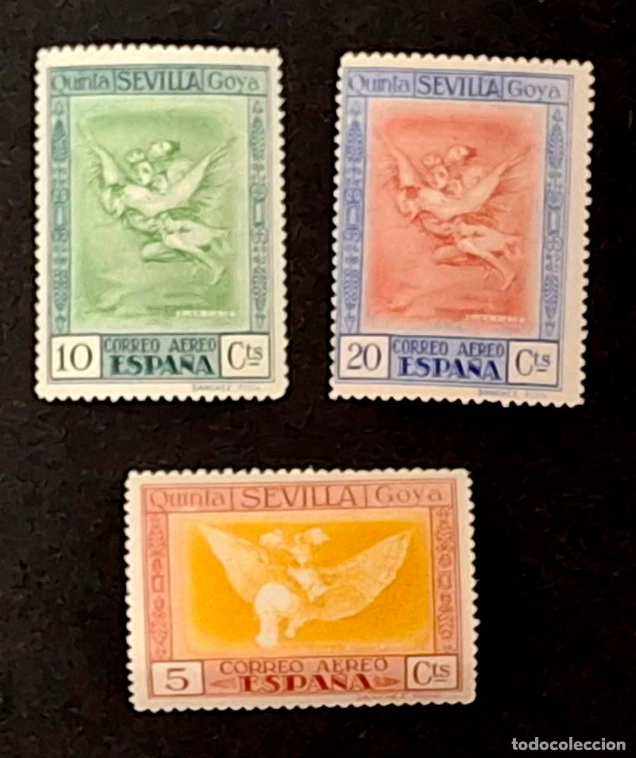 Sellos: 3 sellos Quinta de Goya - Correo A&eacute;reo 1930