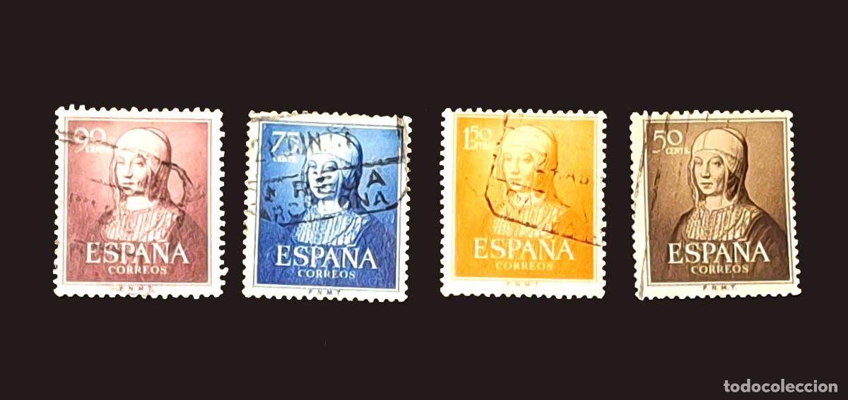 Selos: 4 sellos Isabel La Cat&oacute;lilca