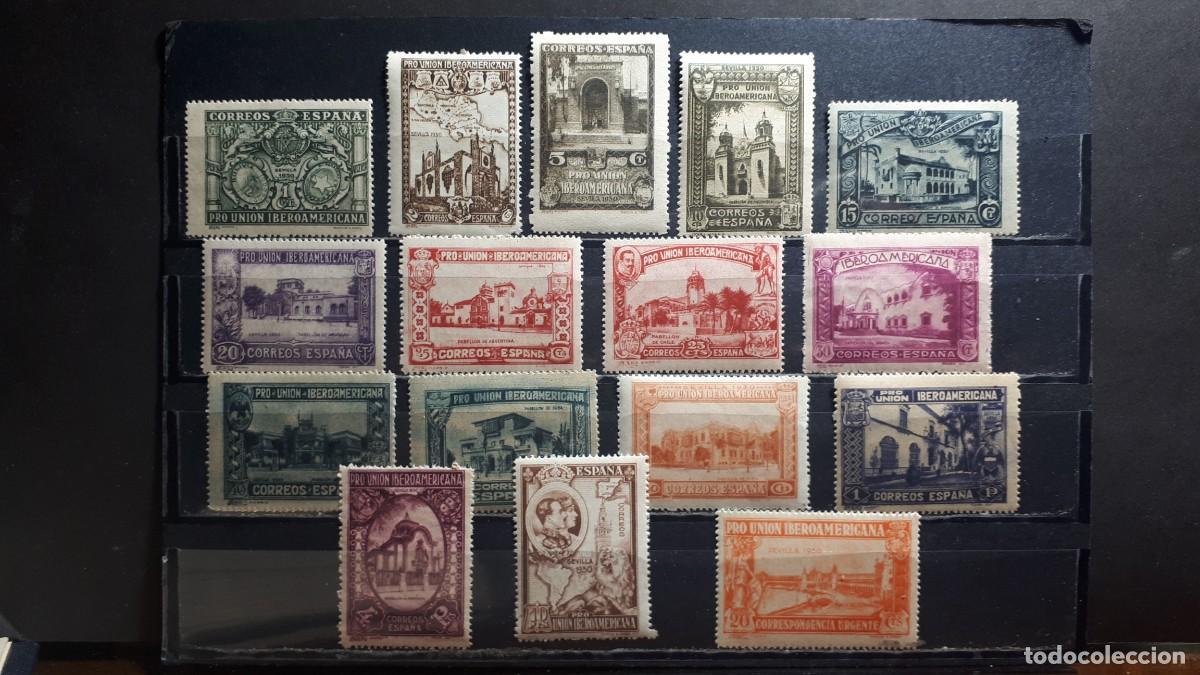 Sellos: ESPA&Ntilde;A. A&Ntilde;O 1930. **. EDIFIL 566/82. FALTA 581. IMPRESION POSTERIOR.