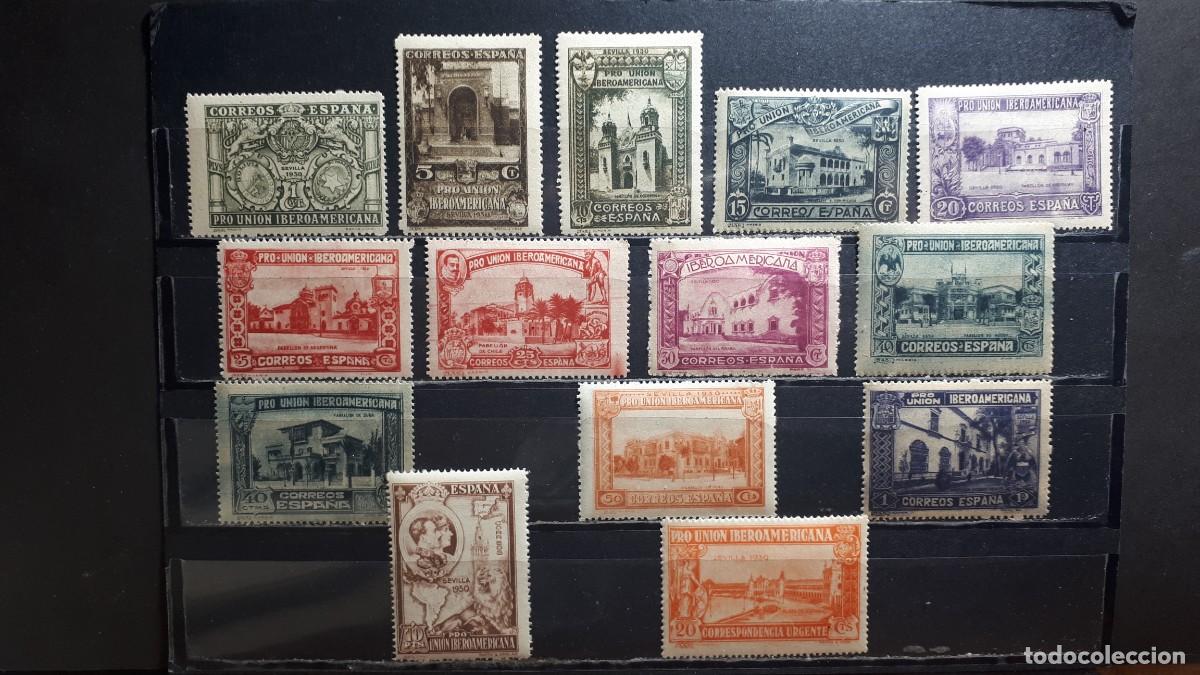 Sellos: ESPA&Ntilde;A. A&Ntilde;O 1930. **. EDIFIL 566/82. FALTA 567, 579, 581.