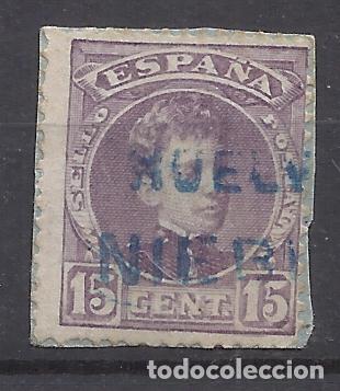 Sellos: ALFONSO XIII CADETE CARTERIA NIEBLA HUELVA