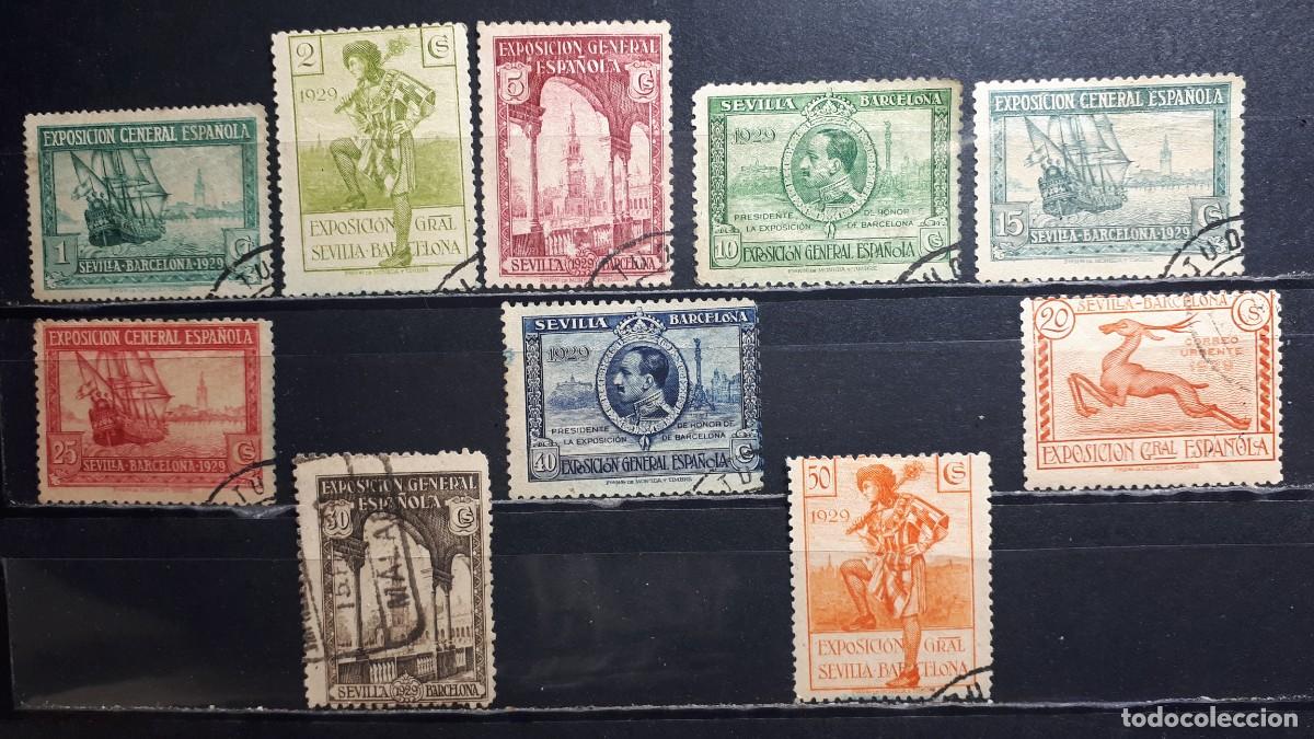 Sellos: Espa&ntilde;a. a&ntilde;o 1929. &deg;. EDIFIL 434/8, 440/3, 447