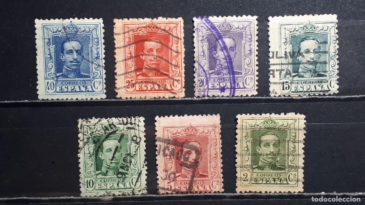 Sellos: Espa&ntilde;a. a&ntilde;o 1922. &deg;.. EDIFIL 310, 312, 314/9