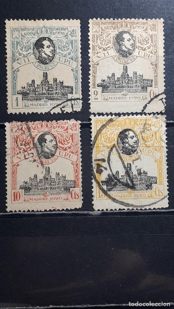 Sellos: Espa&ntilde;a. a&ntilde;o 1920. &deg;. EDIFIL 297/8. 300/1