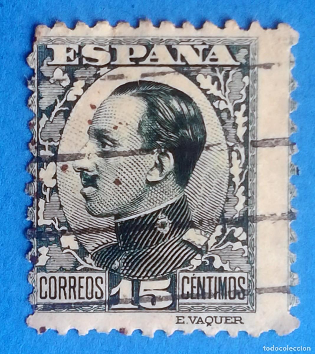 Sellos: Alfonso XIII. E Vaquer. Edifil 493. Usado.