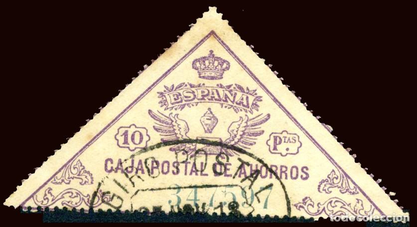 Sellos: Espa&ntilde;a - Caja Postal de Ahorros - G&aacute;lvez o 6 - 10 Ptas.