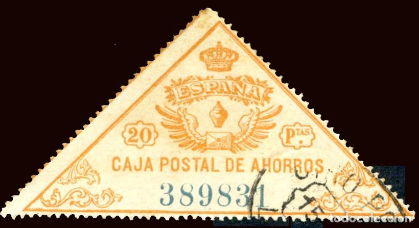 Sellos: Espa&ntilde;a - Caja Postal de Ahorros - G&aacute;lvez o 7 - 20 Ptas.